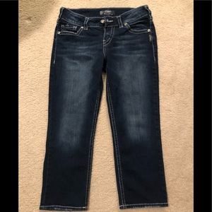 Silver Jeans capris 30/22.5
